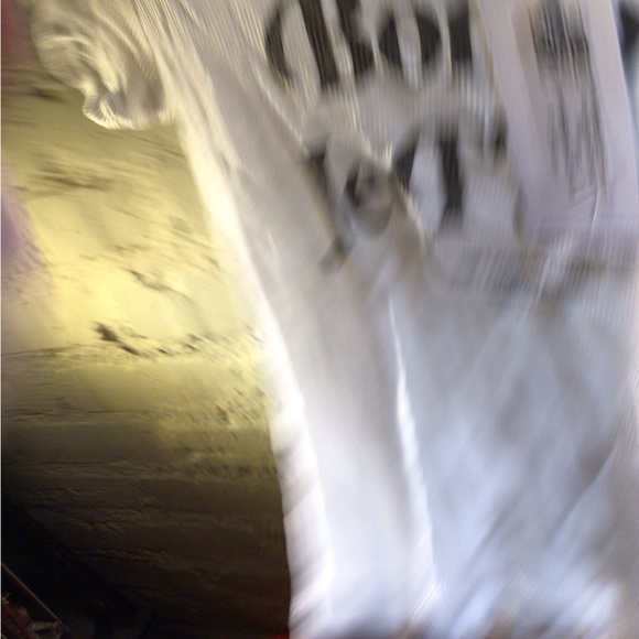 NEW! The Laundry Room White Tee with Orange Lip Graphic - Picture 3 of 4